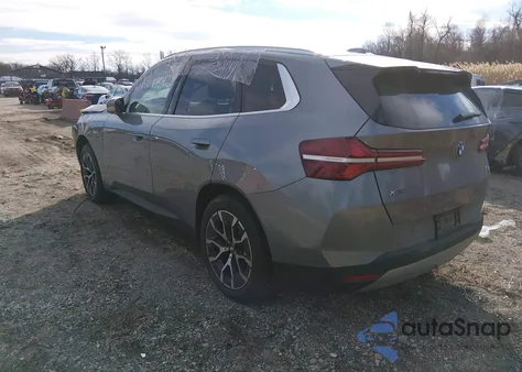 2025 BMW X3 30 xDrive z USA, uszkodzony, nr VIN 5UX53GP01S9033548